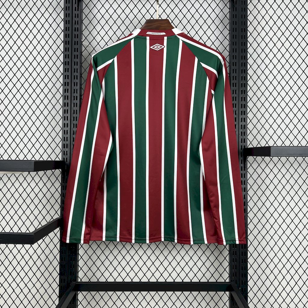 Camiseta Fluminense Local Manga Larga 2025/26 Versión Fan
