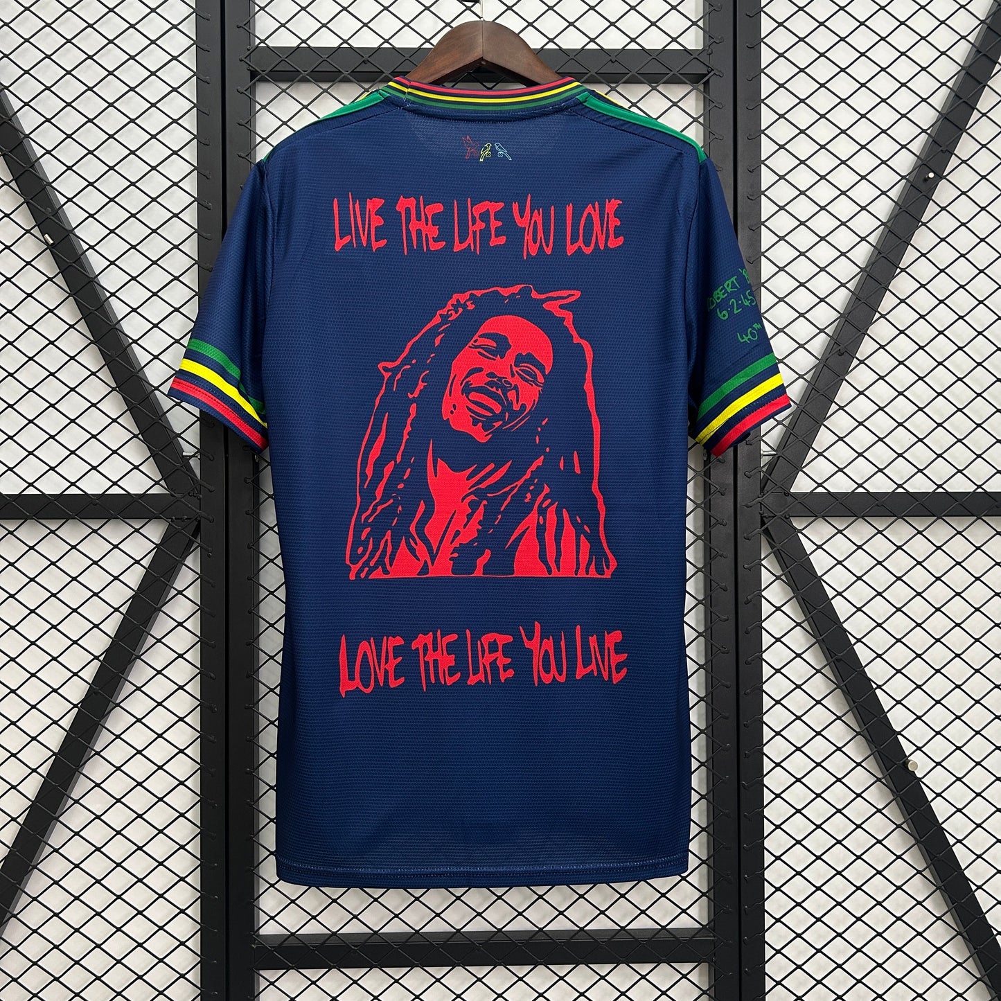 Camiseta Ajax Edición Especial "Bob Marley Azul" 2025/26 Versión Fan