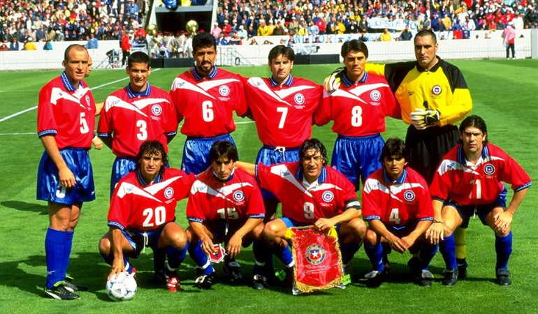 Camiseta Selección Chile mundial 1998 Local manga larga | Retro
