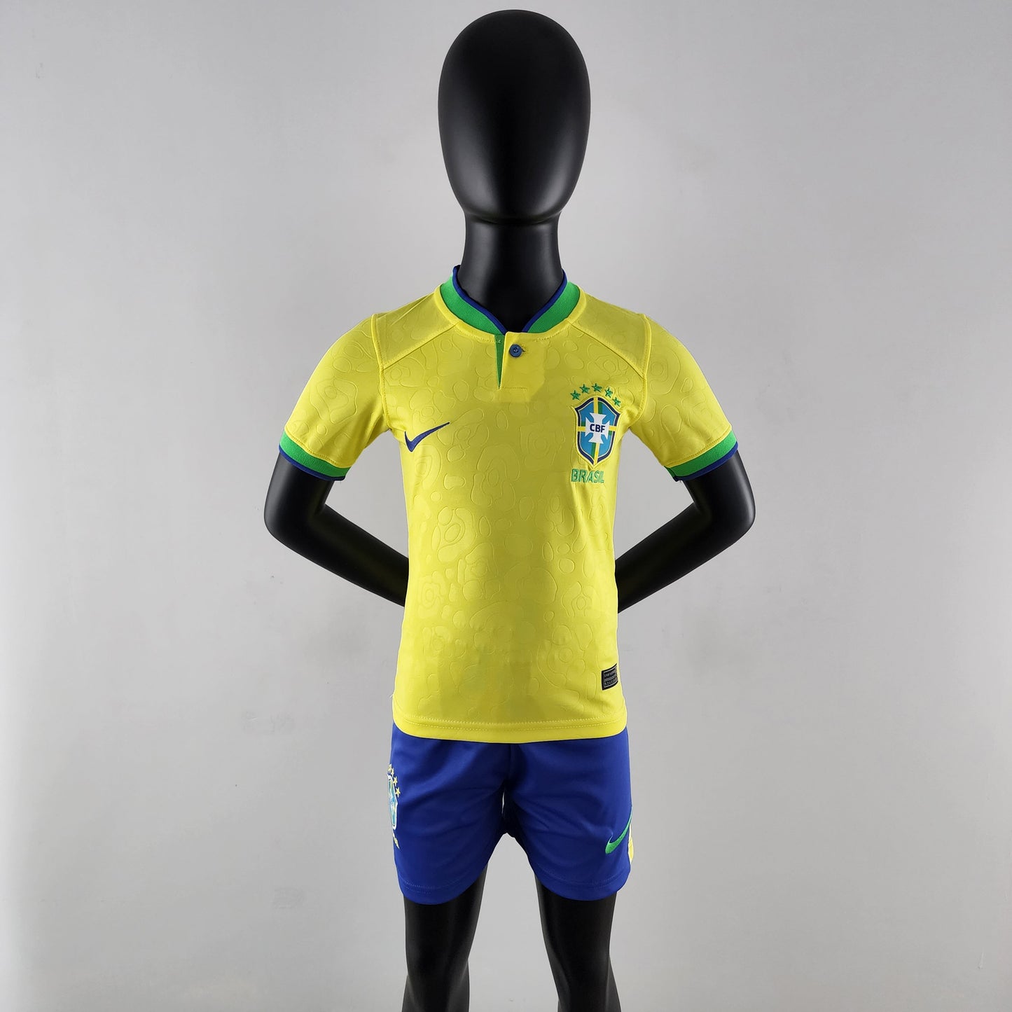 Conjunto de niños Brasil mundial 2022 Local | 🎅🏻 Envío navideño