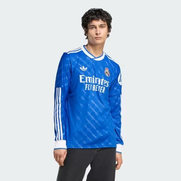 Camiseta Real Madrid Tercera Manga Larga 2025/26 Versión Fan