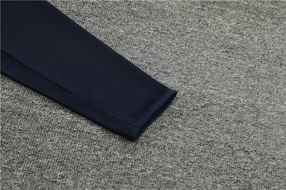 Buzo Completo Real Madrid Blanco Diseño Naranja