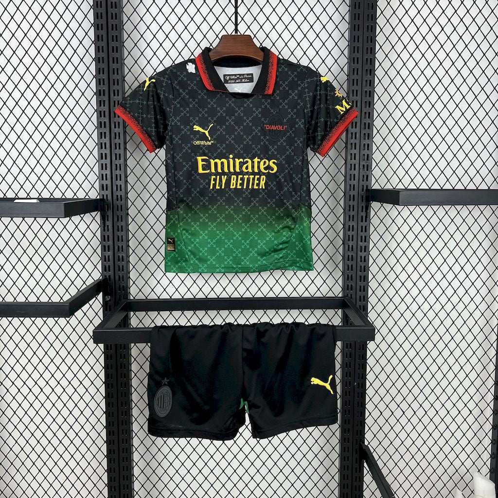 AC Milan Kit Niños Edición Especial Verde 2025/26