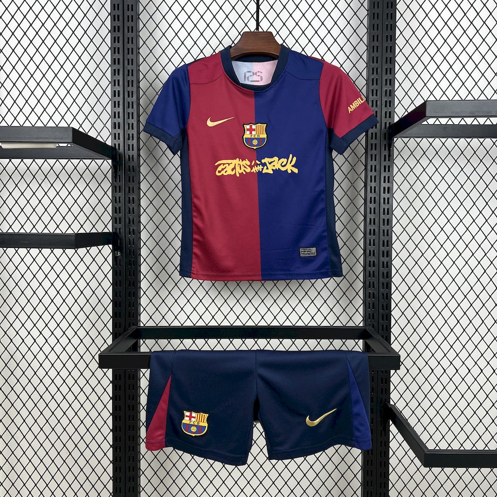 FC Barcelona Kit Niños Local "Travis Scott" 2024/25