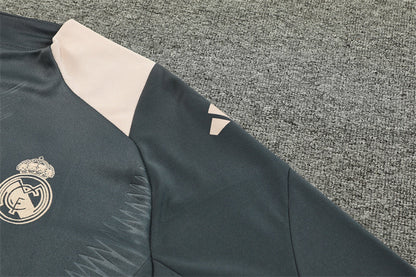 Buzo Completo Real Madrid Gris Crema