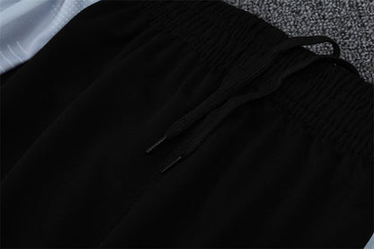 Buzo Completo Real Madrid Diseño Blanco y Naranja