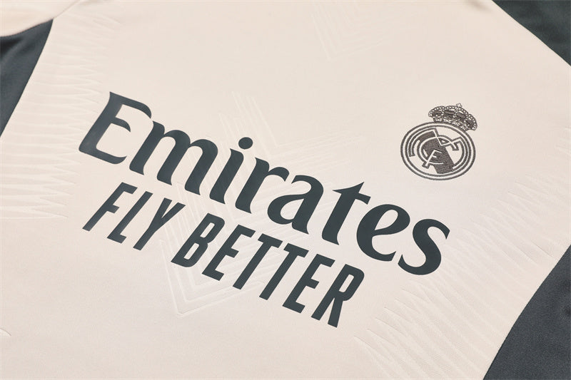 Buzo Completo Real Madrid Crema