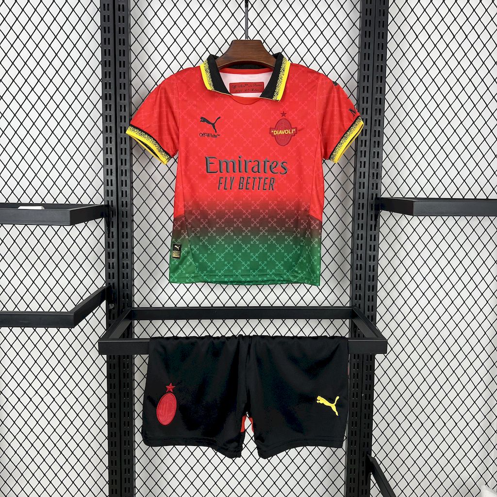 AC Milan Kit Niños Edición Especial Roja 2025/26