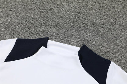 Buzo Completo Real Madrid Blanco Diseño Azul