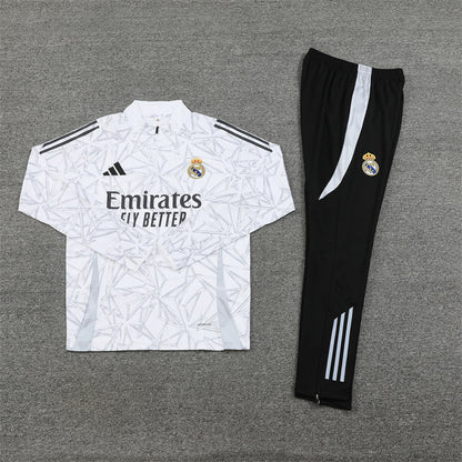 Buzo Completo Real Madrid Diseño Blanco