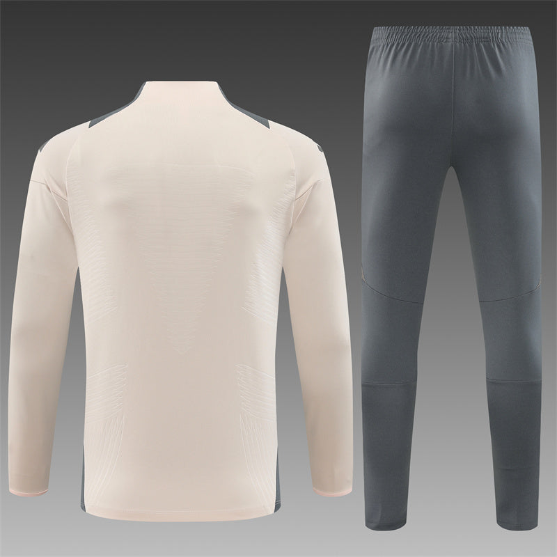 Buzo Completo Real Madrid Crema