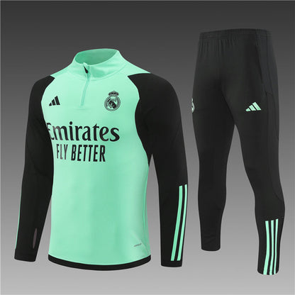 Buzo Completo Real Madrid Gris Cyan