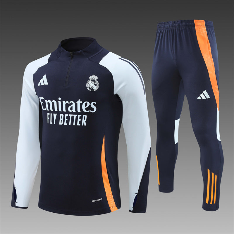 Buzo Completo Real Madrid Azul Blanco