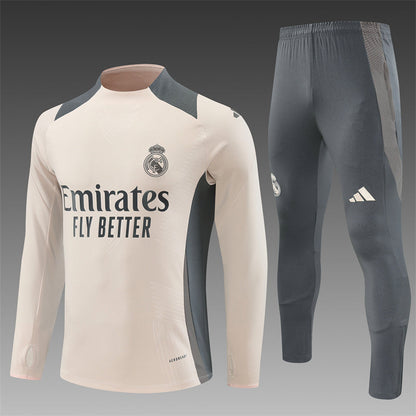 Buzo Completo Real Madrid Crema