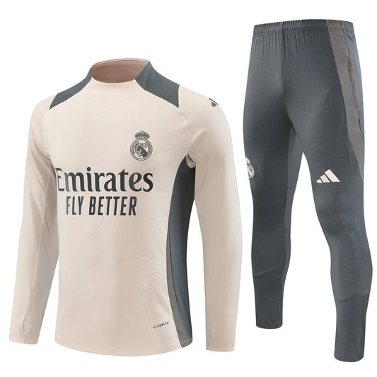 Buzo Completo Real Madrid Crema