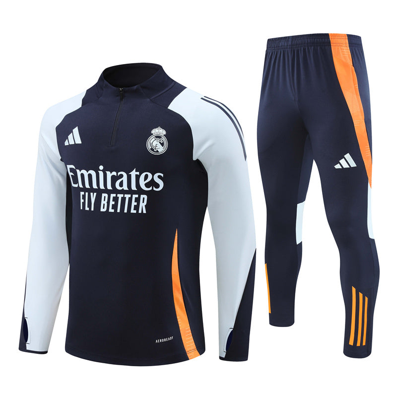 Buzo Completo Real Madrid Azul Blanco