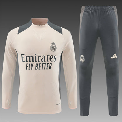 Buzo Completo Real Madrid Crema