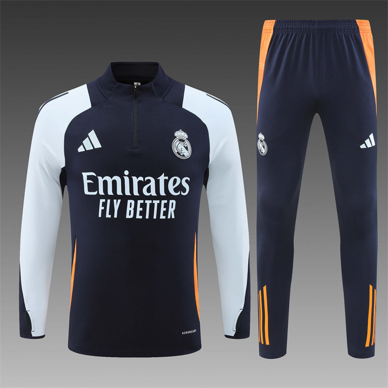 Buzo Completo Real Madrid Azul Blanco