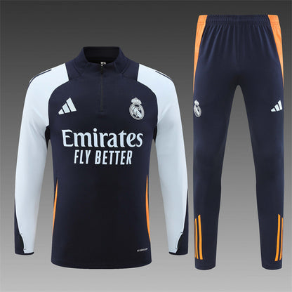 Buzo Completo Real Madrid Azul Blanco
