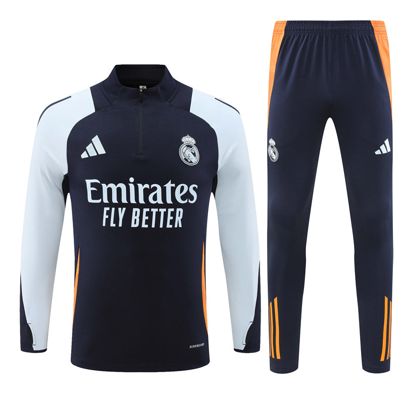 Buzo Completo Real Madrid Azul Blanco