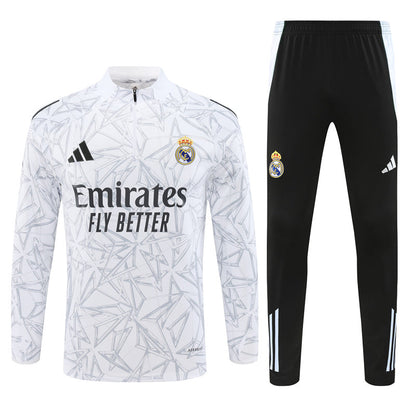 Buzo Completo Real Madrid Diseño Blanco