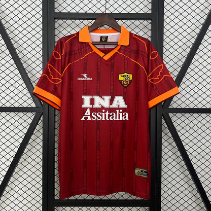 Camiseta AS Roma Local Retro 1999/00 Versión Fan