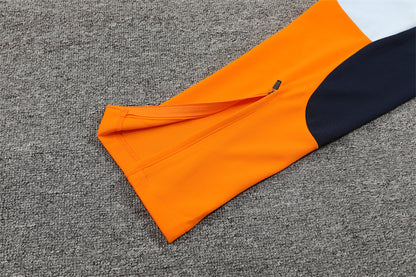 Buzo Completo Real Madrid Blanco Diseño Azul