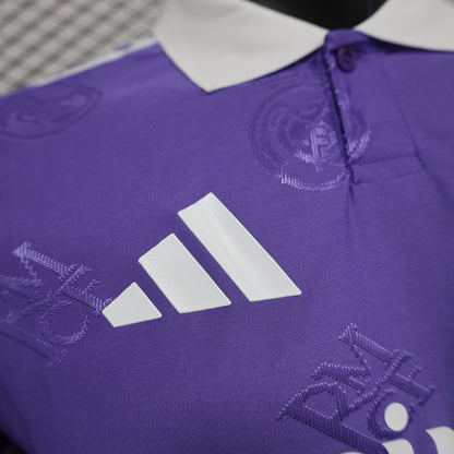 Real Madrid Polo Morada 2025/26 Versión Jugador