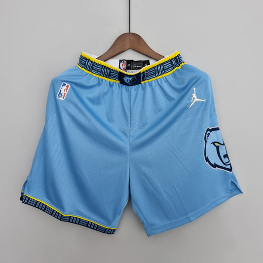 Camiseta 75 Aniversario Memphis Grizzlies "Jordan Edition" Shorts Celestes
