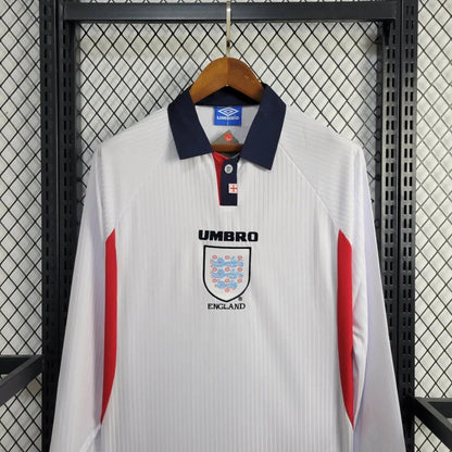 Camiseta Inglaterra Local Manga Larga Retro 1998