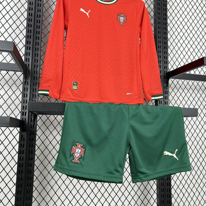 Portugal Kit Niños Manga Larga Local 2025/26
