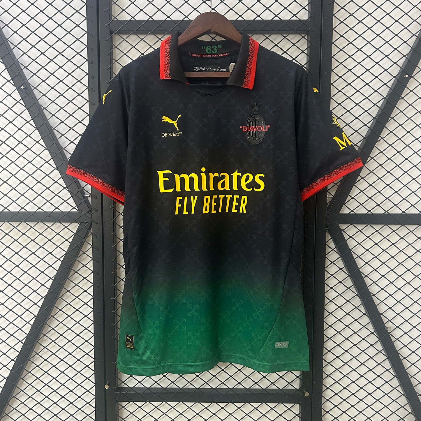 Camiseta AC Milan Edición Especial Verde 2025/26 Versión Fan