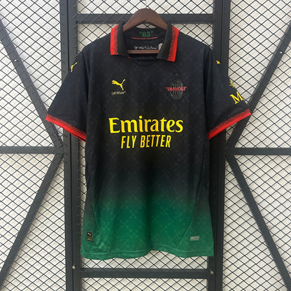 Camiseta AC Milan Edición Especial Verde 2025/26 Versión Fan