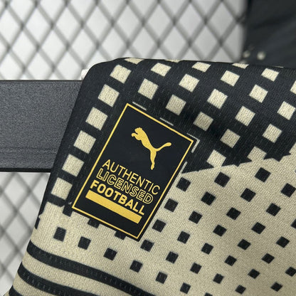 Camiseta Manchester City Edición Especial Negro y Amarillo 2025/26 Versión Fan