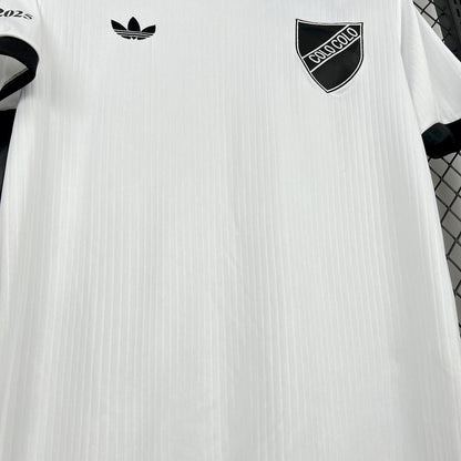 Camiseta Colo Colo "Casual Retro Blanca" 2025 Versión Fan