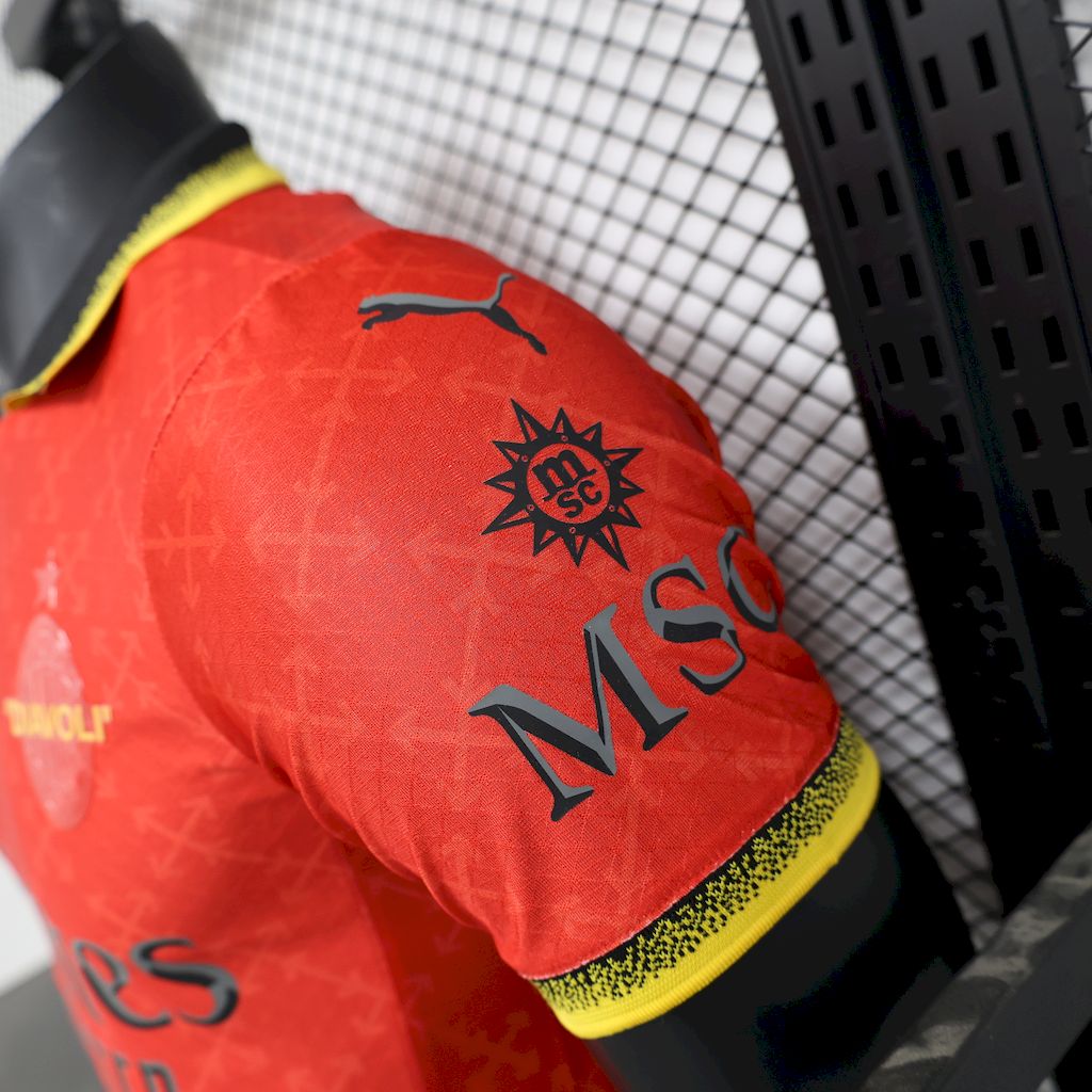 Camiseta AC Milan Edición Especial Roja 2025/26 Versión Jugador