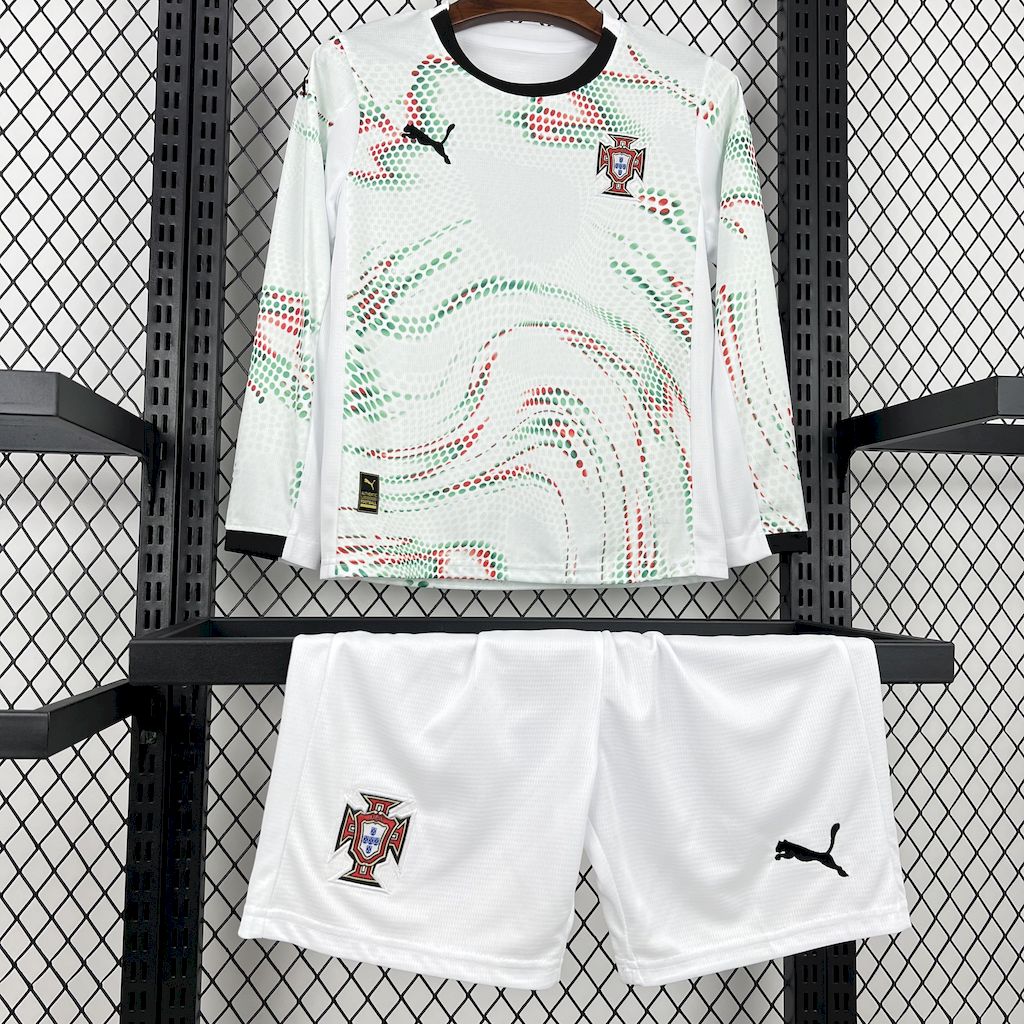 Portugal Kit Niños Manga Larga Visita 2025/26
