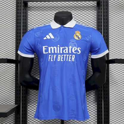 Real Madrid Polo Azul 2025/26 Versión Jugador