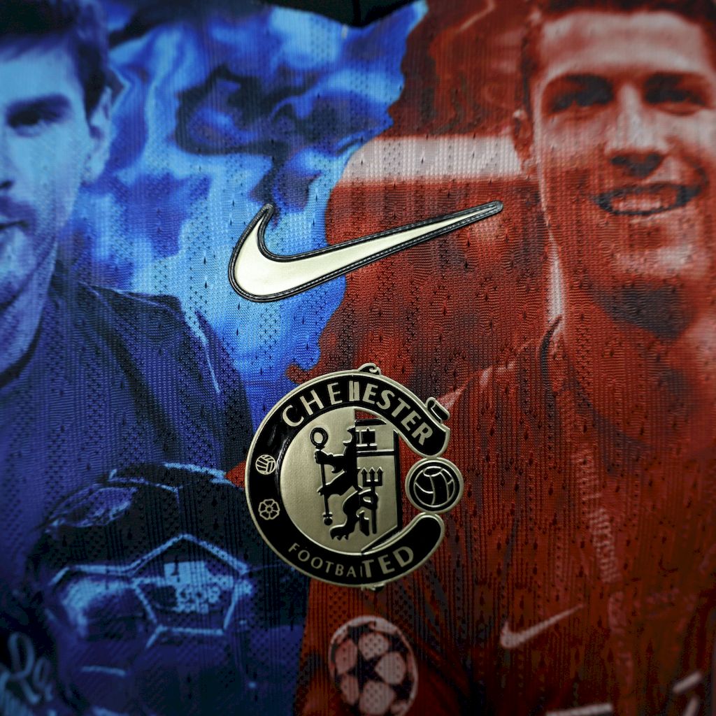 Camiseta Manchester United Ronaldo y Chelsea Messi Edición Especial 2025/26 Versión Jugador