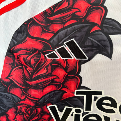 Camiseta Manchester United Edición Especial Blanca 2025/26 Versión Fan