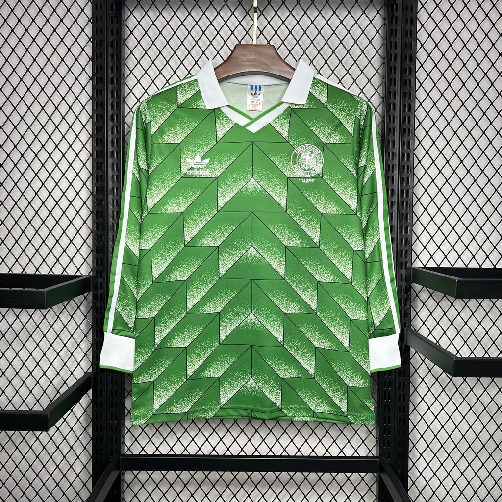 Camiseta Alemania Manga Larga Visita Retro 1990