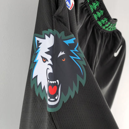 Camiseta Minnesota Timberwolves Shorts Negros