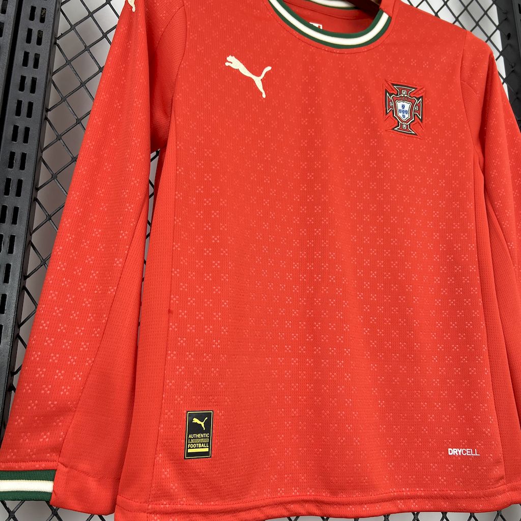 Portugal Kit Niños Manga Larga Local 2025/26