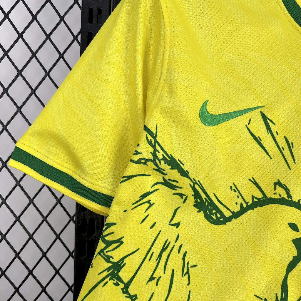 Camiseta Brasil "Edición Pigeon Amarillo" 2025/26 Versión Fan