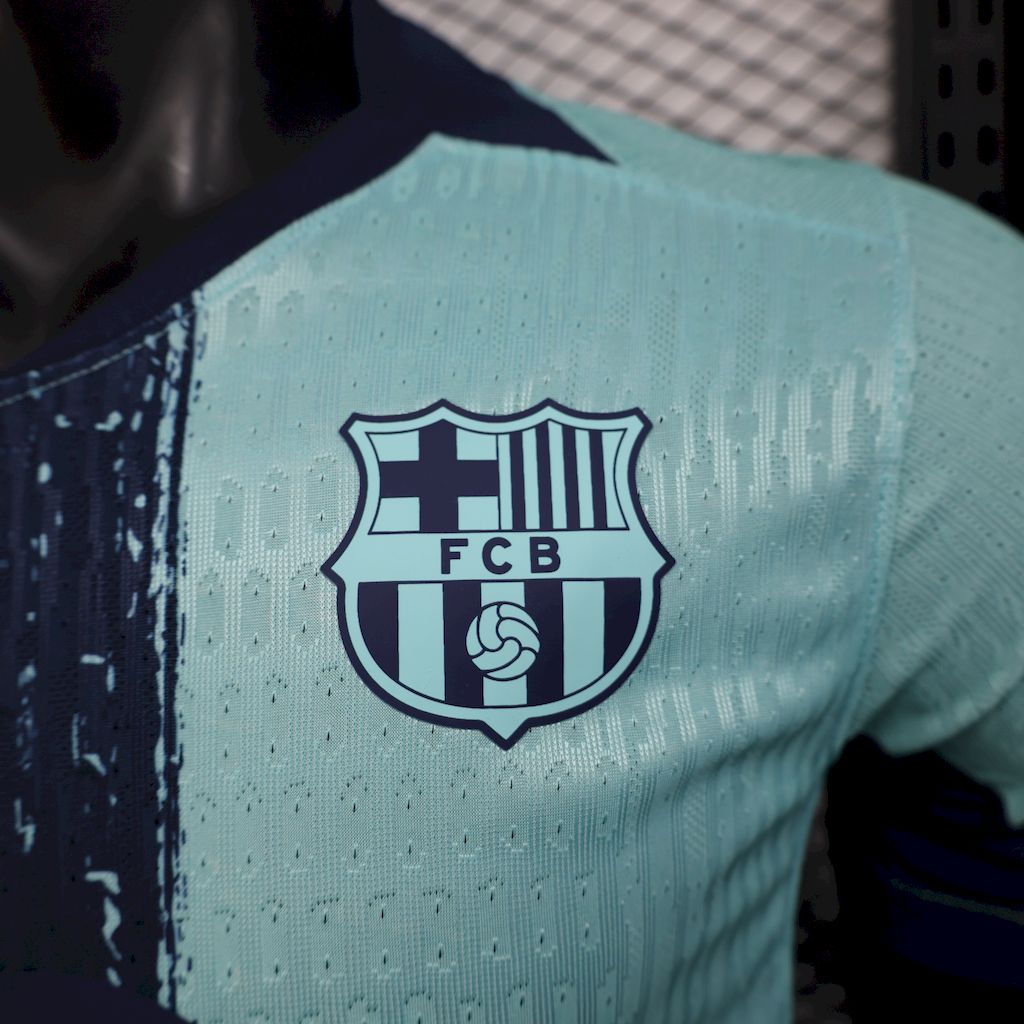 Camiseta FC Barcelona Pre-Partido Celeste 2025/26 Versión Jugador