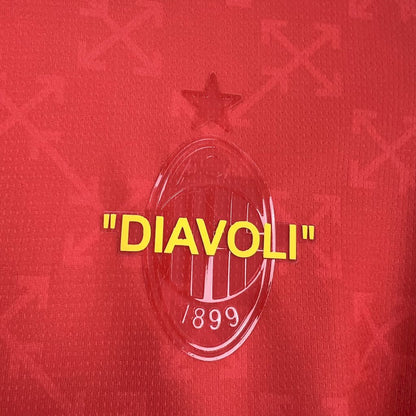 Camiseta AC Milan Edición Especial Roja 2025/26 Versión Fan