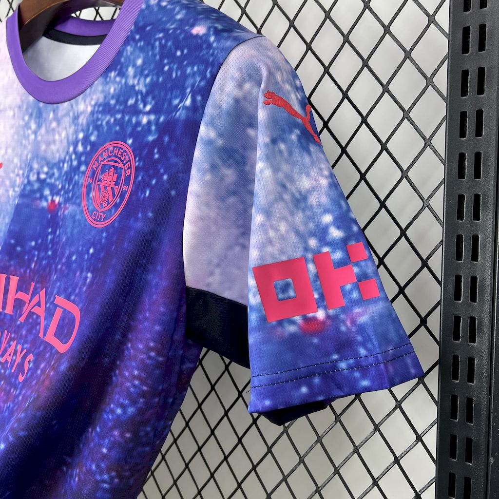Camiseta Manchester City Edición Especial Purpura 2025/26 Versión Fan