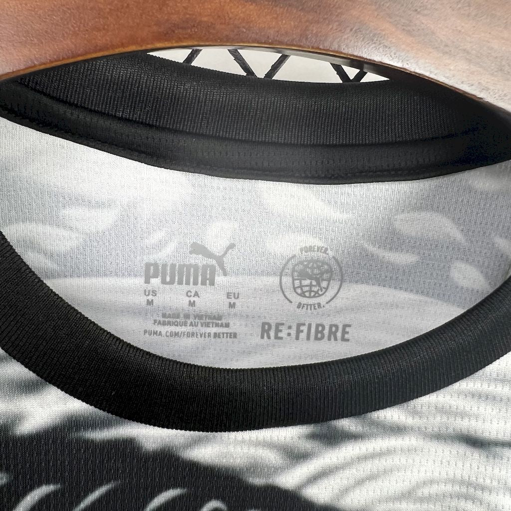 Camiseta Manchester City Edición Especial Negro y Gris 2025/26 Versión Fan