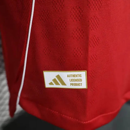 Camiseta Liverpool Local Manga Larga 2025/26 Versión Jugador