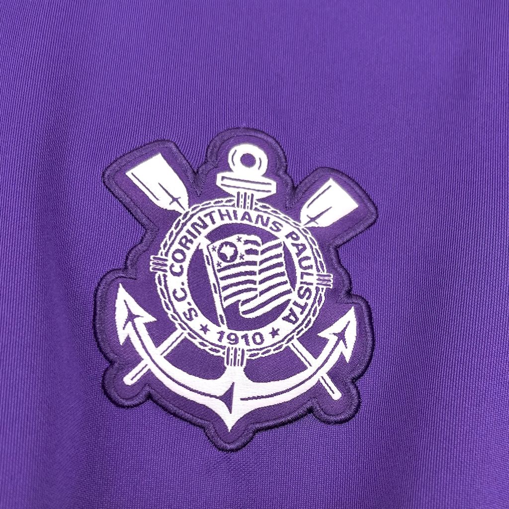 Camiseta Corinthians Pre-Partido Morado 2025/26 Versión Fan